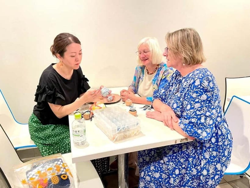 Osaka: Temari Embroidery Workshop - Only One Side Today: The Best Part Is the Take-Home Video