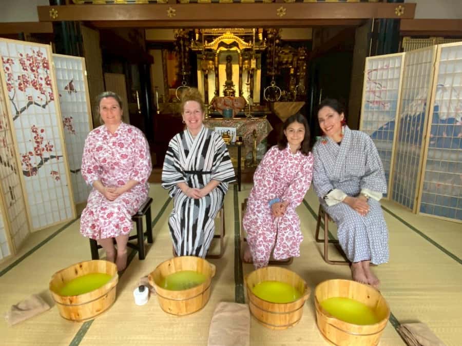 Osaka Temple Cool Foot Bath & Matcha Experience〈45min〉 - The Cooling Foot Bath With Scrub Massage: Why This Part Works After Lots of Walking
