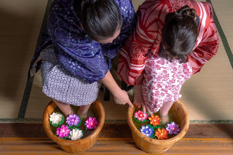 Osaka Temple Head Spa &Matcha Facial – Refresh & Glow〈90min〉 - The 90-minute ritual flow: from yukata arrival to matcha facial glow