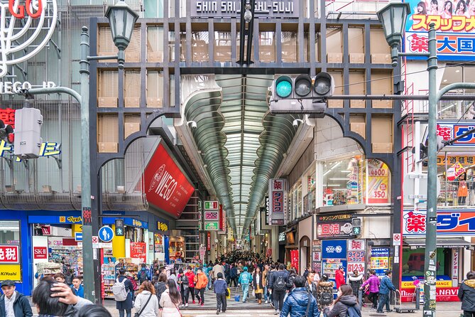 Osaka Unveiled Private Tour: Bustling Streets to Serene Shrines - Timing the walking: how to enjoy the busy parts without losing your mind