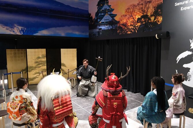 Premium Kimono Dressing, Tea Ceremony, Calligraphy, Samurai show - Japanese traditional music and samurai sword performances: watch, then feel it