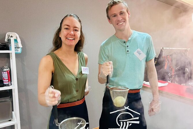Ramen-Making Experience in the Osaka Castle Area with Souvenir - The studio itself: photos, Japanese motifs, and a historic door