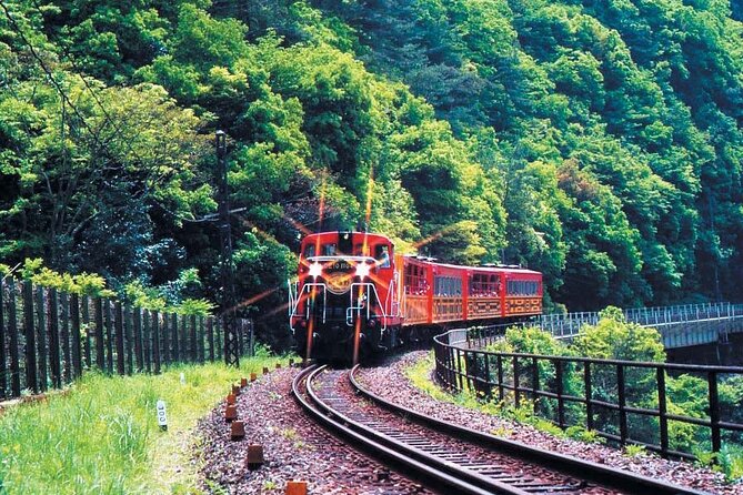 Sagano Romantic Train & Arashiyama, Kiyomizudera, Fushimi Inari Taisha Day Tour - Kiyomizudera: the wooden stage, 139 pillars, and Otowa Waterfall lore