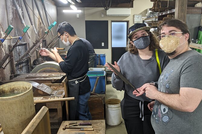 Sakai - Knife Factory and Craft Walking Tour - Stop 3: Sakai Traditional Crafts Museum and Knife Shop (bicycles included)
