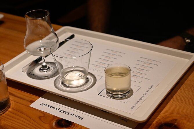 Sake "Omakase" in Osaka : Guided Tasting by a Active Sake brewer - The 7-sake lineup: how comparisons teach your palate
