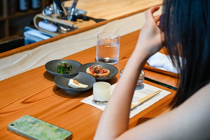 Sake "Omakase" in Osaka : Guided Tasting by a Active Sake brewer - Potan in Fukushima: the calm setting that keeps your focus on sake