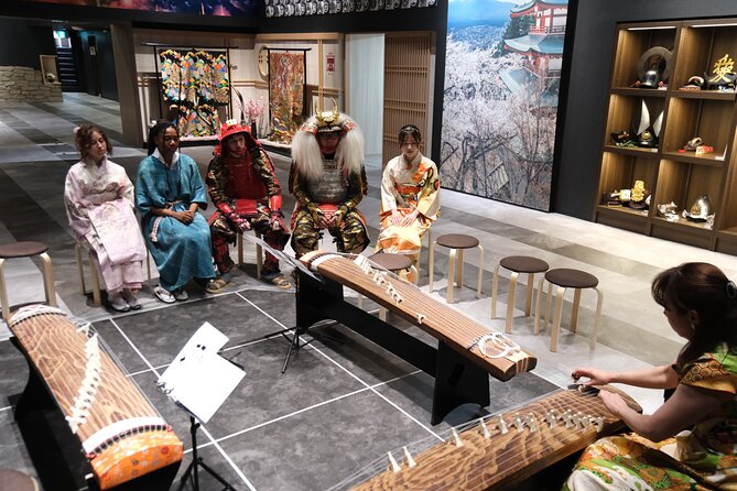 Samurai dress-up and shows, plus Tea Ceremony & Calligraphy - Calligraphy Lesson: Writing Japanese Characters with Guidance