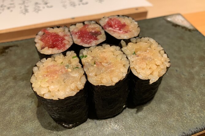 SUSHI Making Experience at Restaurant - Eating your sushi (and the bonus Japanese dishes that show up)