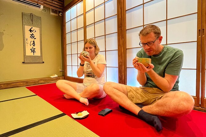 Tea Ceremony Experience in Osaka Doutonbori - Family-friendly features: caffeine-free matcha milk and age limits
