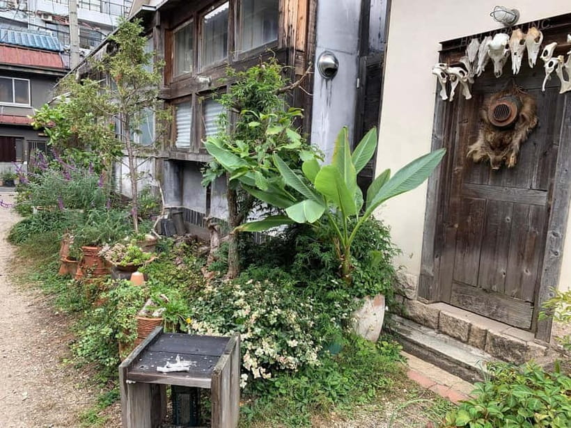 Urban Canvas: Osaka Street Art Bike Tour - Meeting point and the first hour: trains, rivers, bridges, and skyline views